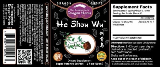 Dragon Herbs He Shou Wu Drops – Bild 2