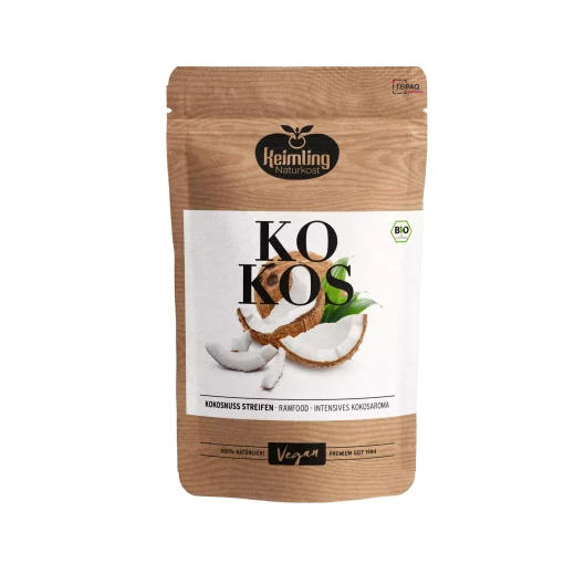 keimling kokosnuss-streifen bio & raw